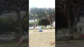 Elevated rocking push ups