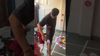 Shaitan baccha shaitan mamu 🤣🤣 #shorts #shortsfeed #youtubeshorts #shortvideo #cutebaby #funny