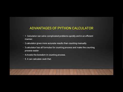 FE PBL II 21 22 Python Calculator
