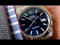Rolex Datejust 41 Blue Fluted Oyster in 4K