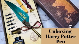 Unboxing feather pen | Harry Potter theme |cute pen set |unboxing dip pen|creative corner by Varsha