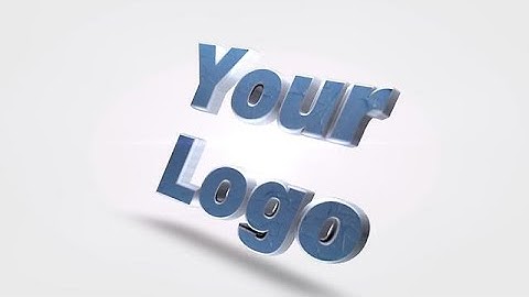 Create a Simple 3D Logo Video with Professional Template - MakeWebVideo.com