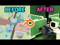 How I Made The Severance Set in Blender