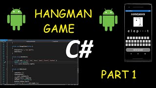 C# Hangman Tutorial (Xamarin.Forms) Android part1
