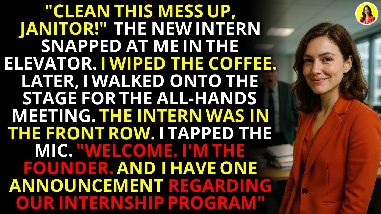 Founder Posed as Janitor to Expose Arrogant Intern | Corporate Revenge