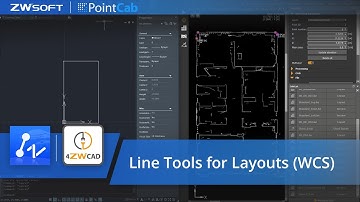 PointCab 4ZWCAD Plugin Tutorial | Line Tools for Layouts (WCS)
