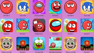 Red Ball 7,Red Ball 6,Red Ball 5,RedBall 4,Red Ball 3,Talking Tom Ball /12 Best Games About Red Ball