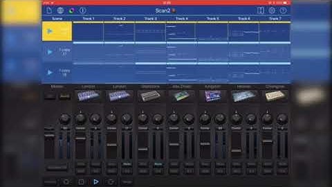 Korg Gadget demo, on iPad