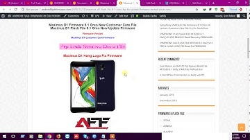 Maximus D1 Flash File 8.1 Oreo Frp Fix Update Firmware Tested Stock Rom