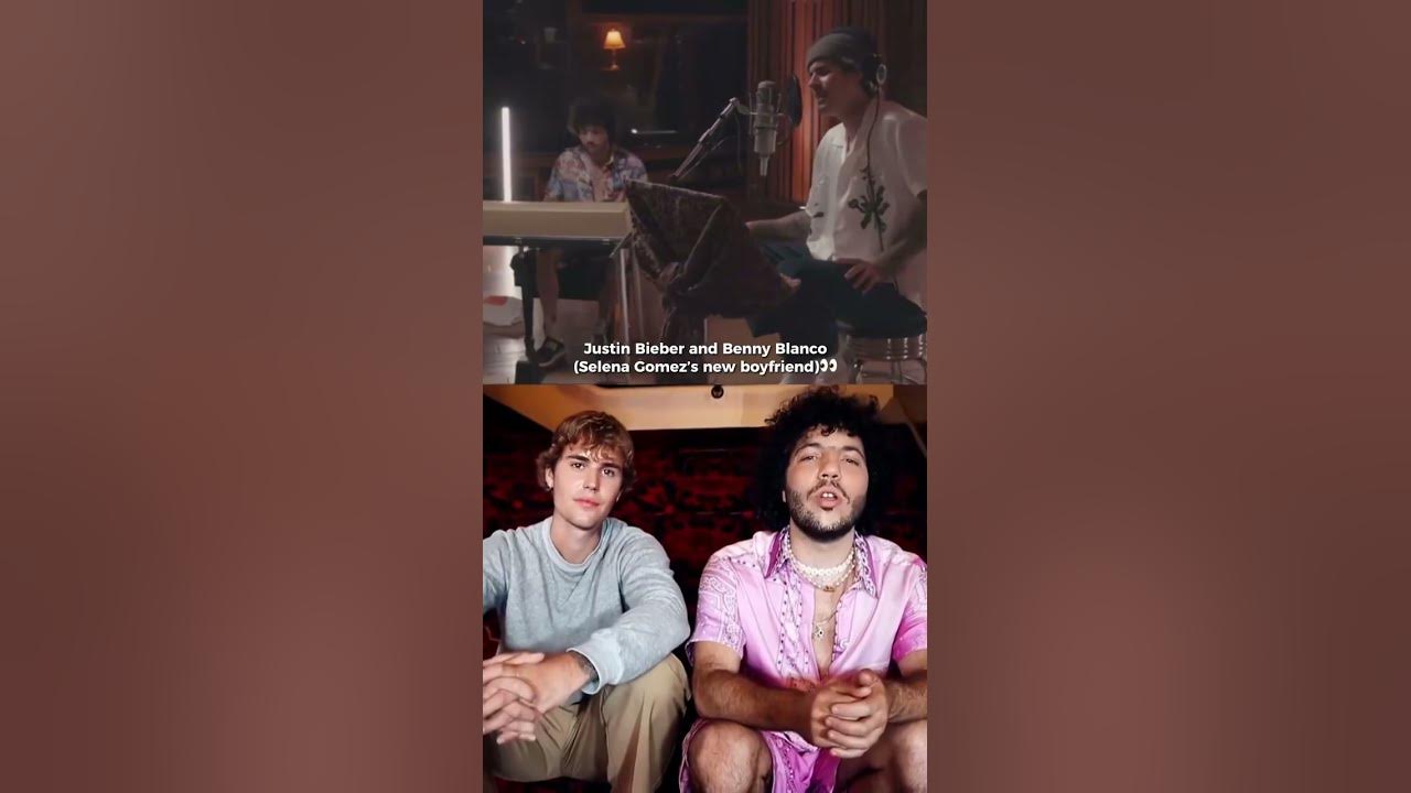 Justin bieber and Benny Blanco(Selena Gomez New BOYFRIEND)👀🔥#selenagomez #justinbieber #bennyblanco