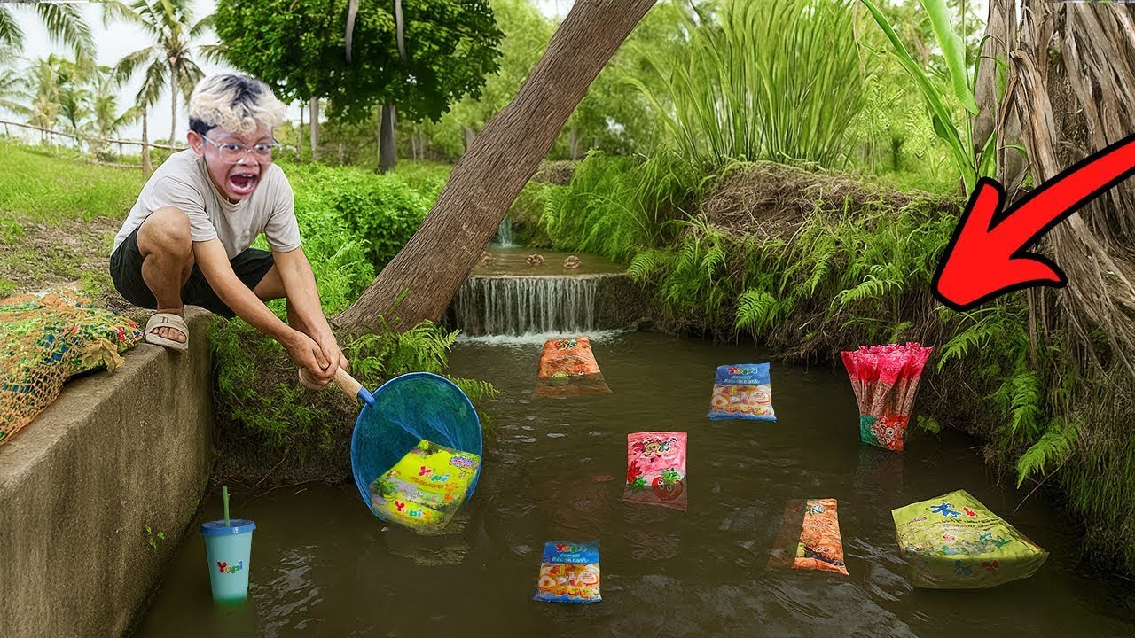 BERBURU YUPI HANYUT DI SUNGAI BESAR BOCIL SAMPAI HAMPIR TENGGELAM!!!