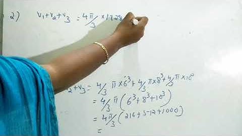 Exercise 13.3 (Part 1)| Chapter : Surface Areas and Volumes | Class 10 Mathematics