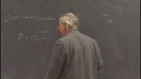 Lec 22b: Symmetry, Structure, Tensor Properties of Materials