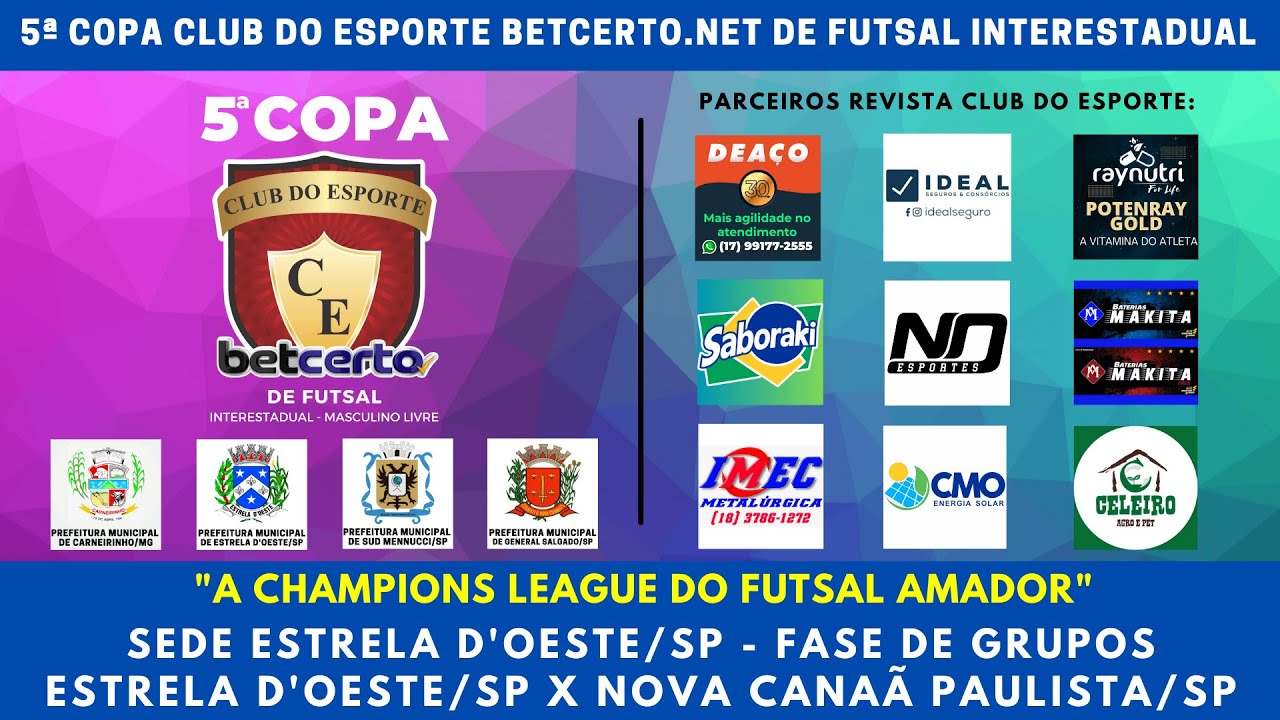 Campeonato Regional de Futsal - Nova Canaã Paulista