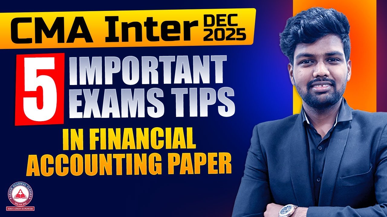 Don’t Panic in Financial Accounting Exam | CMA Inter Dec 2025 - YouTube