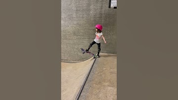 Mini ramp sessions with Layla #5yearsold #shorts #skateboarding