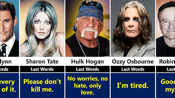 😱 Shocking Last Words of Legendary Actors Before Death