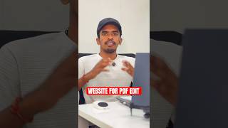Best Website For PDF Edit 🤯 #tech #telugutech #ytshorts #shorts