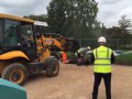 Prestige sports pitches   construction of polymeric pitch   oxfordshire