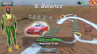Rope Frog Ninja Hero - Strange Gangster Vegas #187 Air Tracks 5 Balance Level screenshot 2
