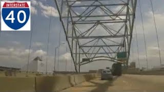 Memphis, TN: I-40 EB Across the Mississippi River (2014)