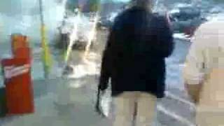 Car on fire at Walmart in Gastonia NC