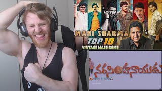 Manisharma Vintage Top 10 Mass BGMs • Reaction By Foreigner