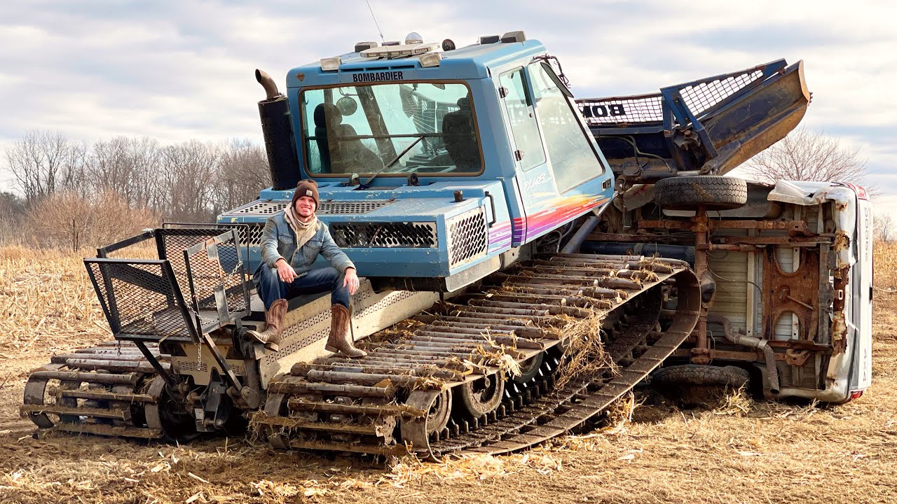 Снегоход проезжает буквально по всему, а Monstermax продан