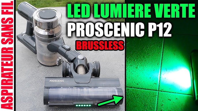 Test du Proscenic P12 : un aspirateur balai avec des atouts et un bon  rapport qualité-prix - CNET France