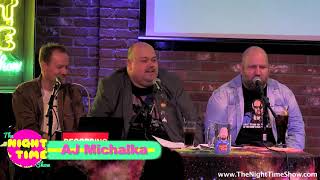 AJ Michalka sings a little Janis Joplin on The Night Time Show Podcast LIVE