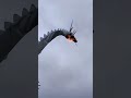تنين حقيقي ينفث النار