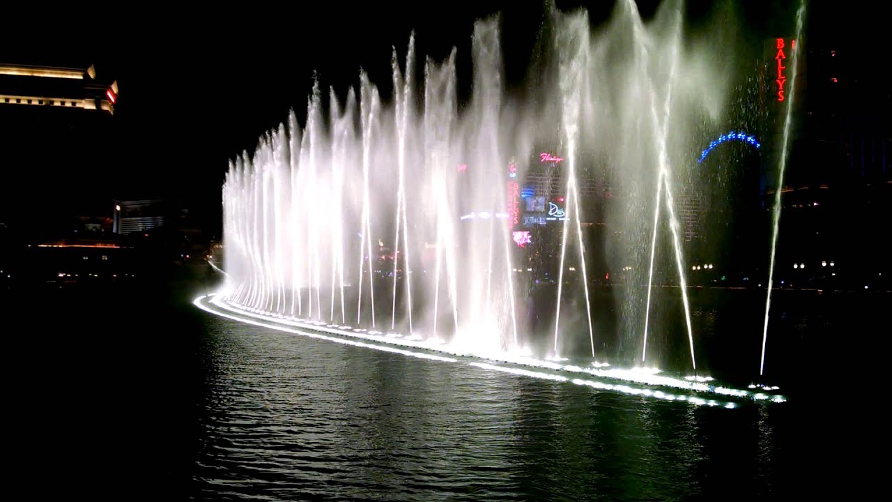 Las Vegas Bellagio Water Fountain Show November 2014 YouTube