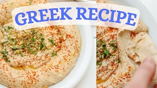 Easy Blender Hummus Authentic Greek Hummus