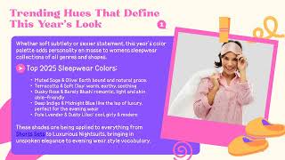 2025 Color Trends in Women’s Sleepwear What’s Hot in Night Fashion This Year screenshot 3