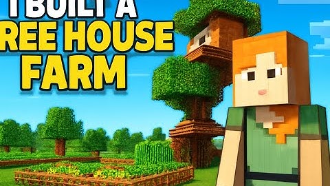 "I Built a Tree House Farm in Minecraft – ONE BLOCK CHALLENGE!"