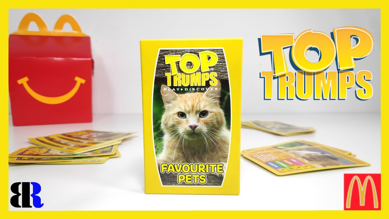 Top Trumps, McDonalds Happy Meal Toy Collection 2022