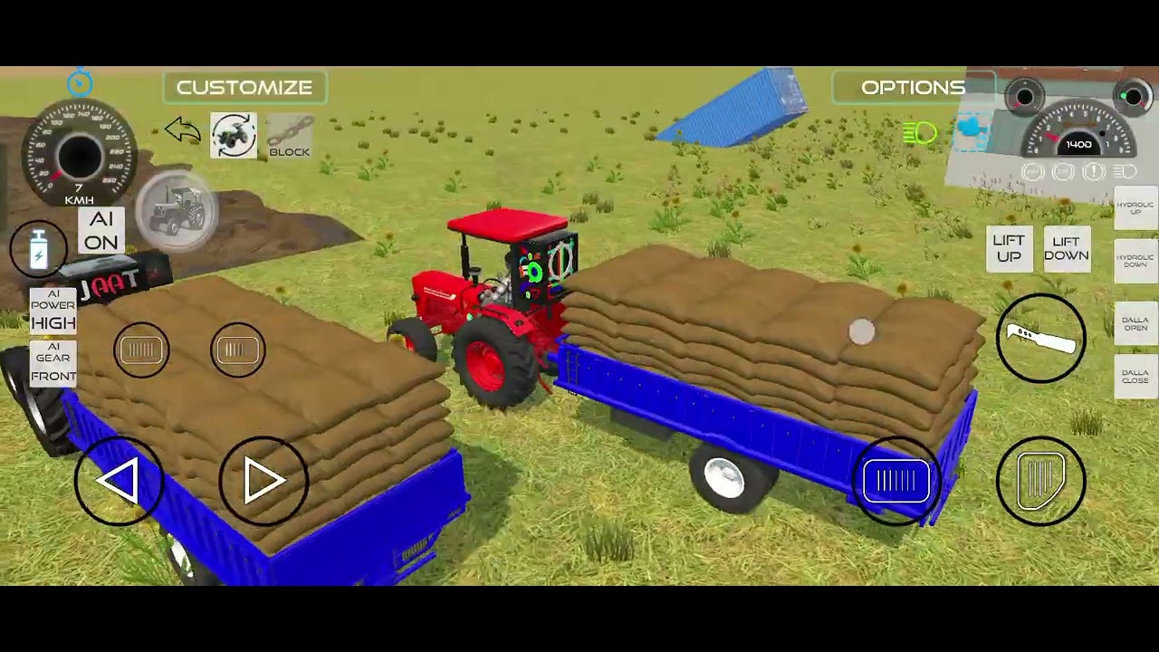 Hindustan vs mahindra tractor 🚜🚜 reaching #mahindratractor #hindusthanpost #totalgaming #vierra 
