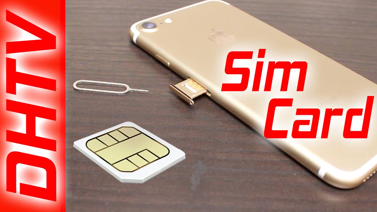 How To Insert Remove Sim Card From Iphone 7 Iphone 7 Plus Youtube