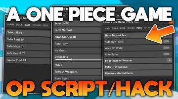 A One Piece Game Script GUI Hack - Auto Farm - Get All Fruits [+ Farm Defense]