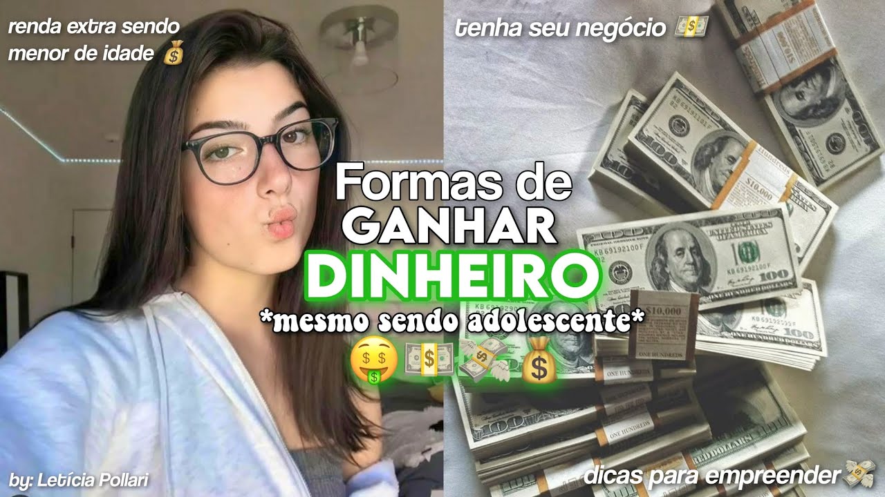 °🤑°~ Formas de GANHAR DINHEIRO sendo ADOLESCENTE! | dicas para empreender,renda extra++ 💵