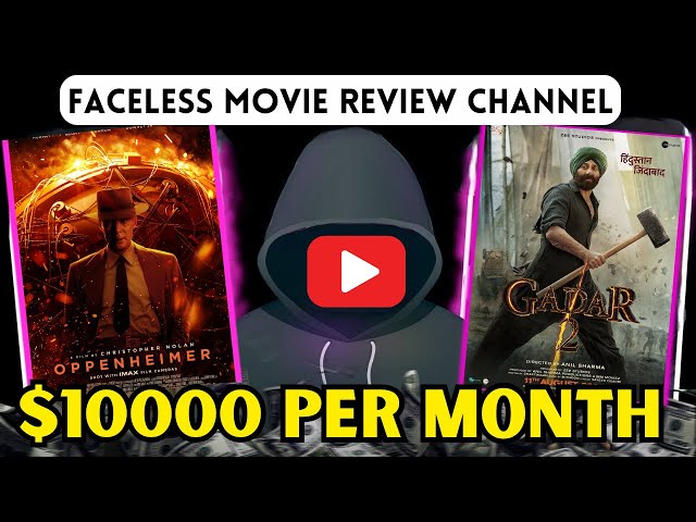 Create A Faceless Movie Review Channel On Youtube And Make $10000 Per Month. #facelesschannel class=