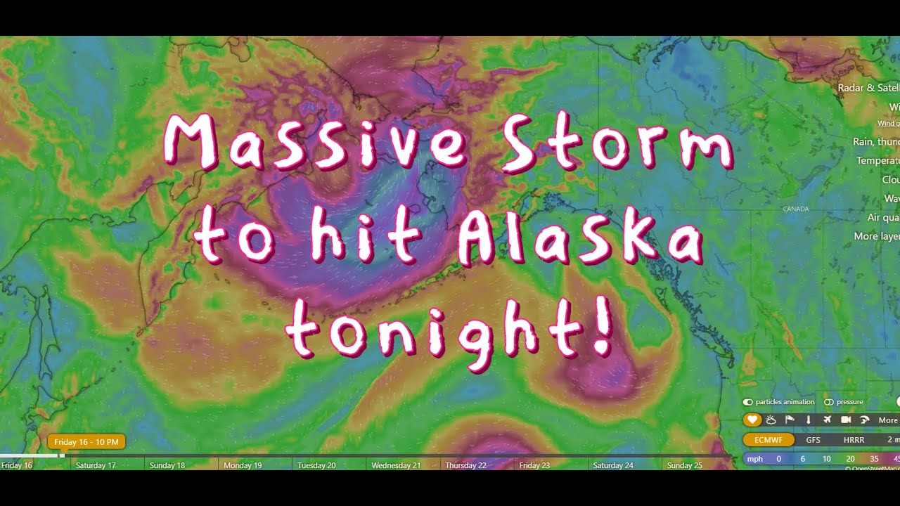 Alaska getting slammed with wind, rain and snow... Earthquake update ...