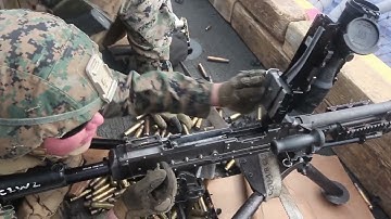 US Marines Machine Gun Training | M2 Browning & M240B