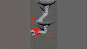 for better animation #devlog #gamedev #3DModeling #characterdesign #maya #3d