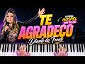 TE AGRADEÇO 🎹🔥  Tutorial Gospel para Teclado | Diante do Trono | Fácil e Rápido