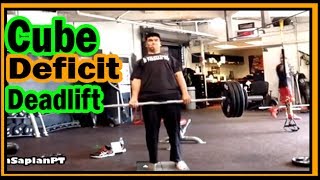 Deficit Deadlift Speed Deadlifts Cube method