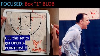 FOCUSED: Box #1 (BOB) Corner-USE this play for an OPEN 3 or LAYUP!!!!