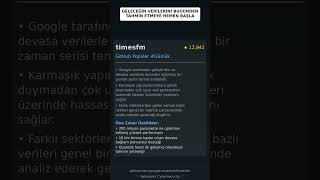 GitHub Trend Depoları: google-research/timesfm 🇹🇷