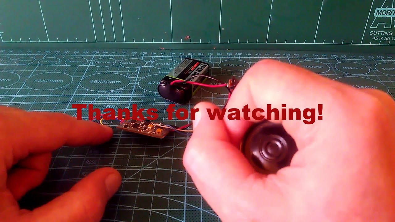 Police siren with real sounds for RC and/or static police cars models