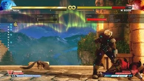 STREET FIGHTER V: Nash V Trigger 1 combo 2